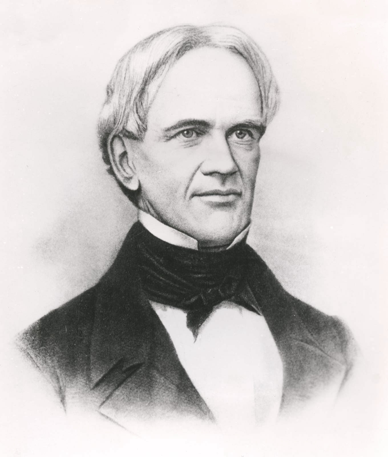 Engraved portrait of Horace Mann